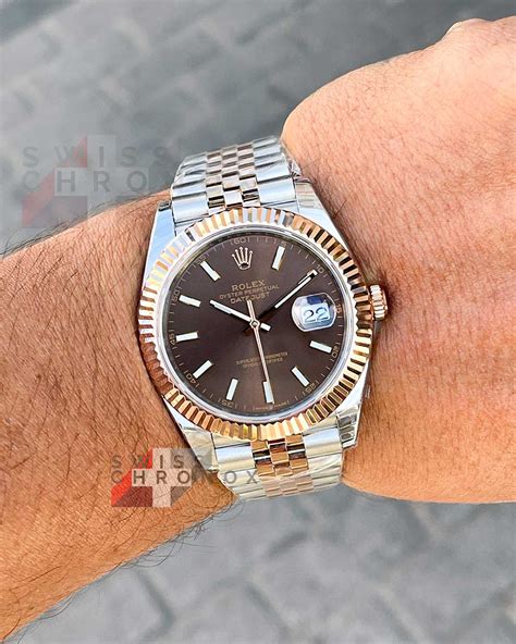 chocolate rolex datejust